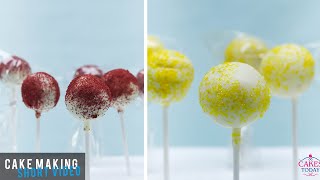 Lemon Cake Pop A536 & Red Velvet Cake Pop A526