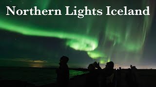 Real time Aurora Borealis in Iceland, Northern Lights,  27 nov 2022