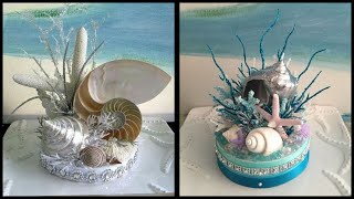 Fancy seashell home interior ideas/artistic special seashells decoration