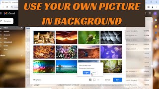 How to Set your own Picture in Gmail Background theme in 2024 | Apply background theme in Gmail