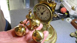 Restoring a Heavy Three ball Hauck Anniversary torsion clock