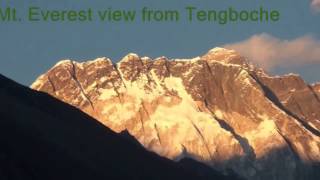 Mt Everest View from Tengboche   www.nepalroyaltreks.com