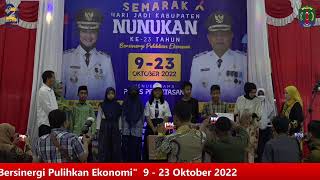 Semarak Hari Jadi Kabupaten Nunukan Ke - 23 Tahun Bersinergi Pulihkan Ekonomi