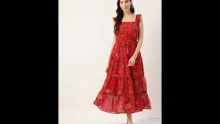 Flipkart 70% off floral dresses #fashion #flipkarthaul #flipkarthaulvideo