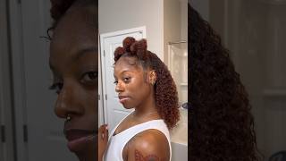 Hair Bow Tutorial #curlyhairstyles #naturalhair #protectivestyles #heatlesshairstyles