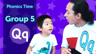 Group 5: Qq | Phonics Time with Masa and Junya | Made by Red Cat Reading