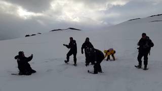 OPERANTAR XXXIV. Momento passeio e guerra de bolinhas de neve.