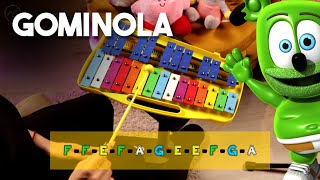 Tocando GOMINOLA en mi Xilófono Económico | SUPER FACIL Notas Musicales