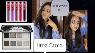 Lime Crime Eyeshadow Makeup Look || Makeup With All New Makeup || Daphica