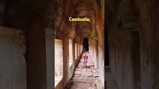 The gallery of Prehs Vihear temple. #walkthroughcambodia #temple #youtubeshorts #vlog #travel #like