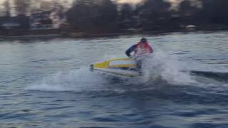 Jet Skiing on Lake Norman in December