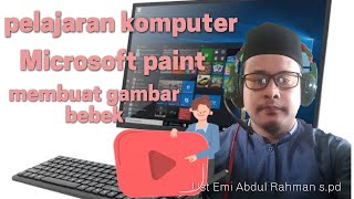 membuat gambar bebek dengan paint