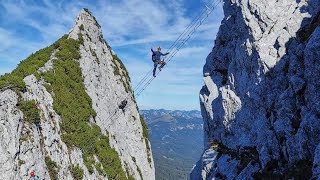 via ferrata intersport klettersteig donnerkogel w austrii (gosau)