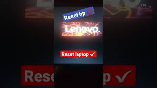 reset laptop #shorts #tutorial