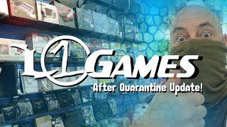 L1 Games After Quarantine Update & retro game Store tour