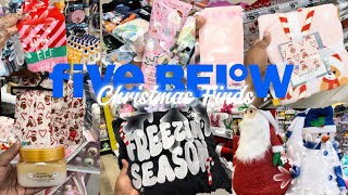 FIVE BELOW NEW FINDS | CHRISTMAS 2024 | CHRISTMAS DECOR, ATTIRE, GIFTS & MORE