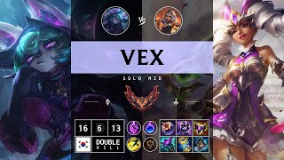 Vex Mid vs Qiyana - KR Grandmaster Patch 14.13