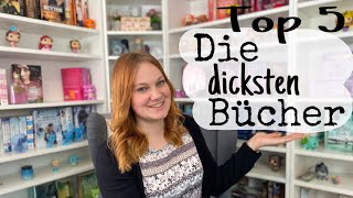 Die 5 dicksten Bücher in meinem Regal | Fette Schinken | rubyredbooks