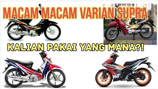 Macam Macam Varian Honda Supra Dari Yang Jadul Sampai Yang Terbaru Review Singkat #hondasupra