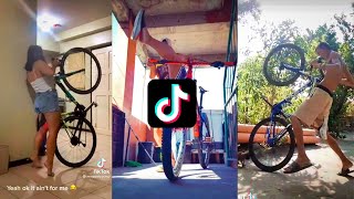 Cycling Tips: HOW TO GET ON A BICYCLE viral TikTok video