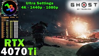 Ghost of Tsushima | RTX 4070 Ti | R7 5800X3D | Ultra Settings | 4K - 1440p - 1080p | DLSS ON & OFF