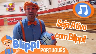 Canção do Levante-se e Seja Ativo do Blippi! | Cante com o Blippi Brasil!