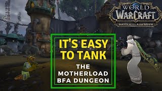 IT'S EASY TO TANK!! The Motherload! Battle For Azeroth (Demo Lock Pov)