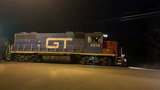 GTW 4914 at Durand, MI 2-23-24