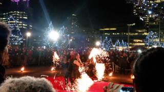 Flame Oz Fire Show - London Ice Sculpting Festival