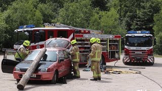 West Sussex Fire & Rescue - RTC Demonstration - Amberley Muesem