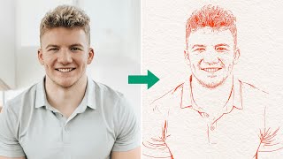 Image to Line Art Effect - Best Photoshop Tutorial