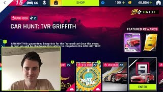 стрим Асфальт 9 проходим дейли ивент разние награди CAR hunt: TRV Griffith