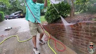 How to clean BRICK Pressure Washing, Softwashing