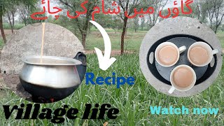 Gaon men sham ki chai  |chay time |village life