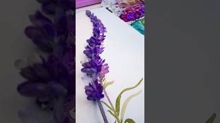 Who knew watercolor flowers could be so fun?  Watercolor Salvia, 🐝 JOIN ME