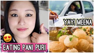 Eating Pani Puri | Yay! She Passed the Driving Test - Congratulations! - Day #131