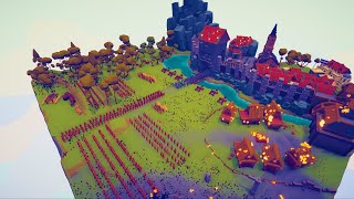 CAN SPARTAN ARMY CAPTURE ENEMY CASTLE? - Totally Accurate Battle Simulator TABS