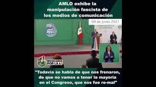 Amlo exhibe la manipulación de los medios de comunicación