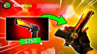 UCUZ KASA $750 DEAGLE BLAZE VERDİ | Casehug Promo Code 2024