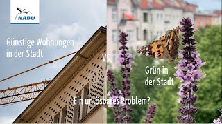 Bezahlbare Wohnungen vs. Grün in der Stadt - ein unlösbares Problem?