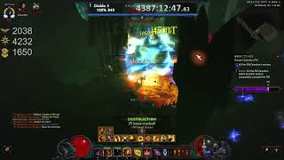 Day 849: (Worlds First) Diablo 3 100% Solo Non Seasonal Speedrun w/RoS & Necro (ENVTuber)