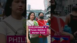 PHILIPPINES🇵🇭🇵🇭 Tondo MANILA Market TOUR #tour #markettour #streetwalking #streetwalk #walkingtour