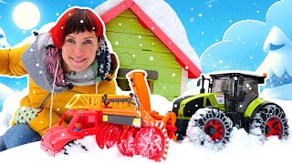 Kapuki Coches - El Quitanieves ❄️🚜 Videos de Vehículos de Juguete para Niños