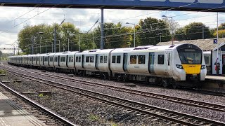 Thameslink 700140 departing Huntingdon for Peterborough