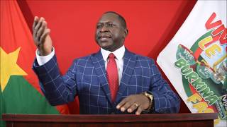 Le futur President du Faso Dakoure Soumaila s'addresse a la Nation Burkinabe voeux 2019