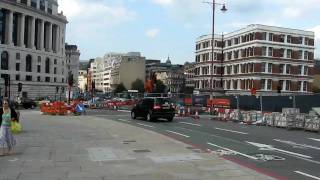 Good News and Bad News on Blackfriars Bridge, London