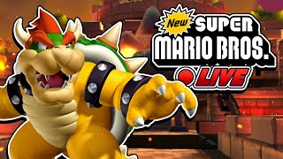 FINALE! Bowser's going DOWN! - New Super Mario Bros. Playthrough LIVE