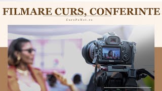 Filmare curs, conferinte, eveniment. Productie video CursPeNet