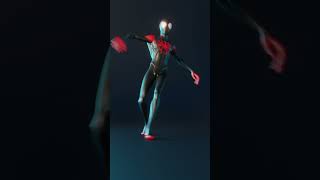 Человек-паук Miles Morales кайфует 3d мультфильм