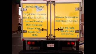 Service master clean truck